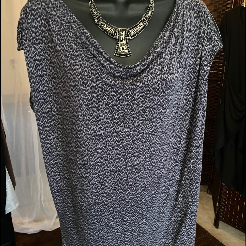 Black MK casual blouse